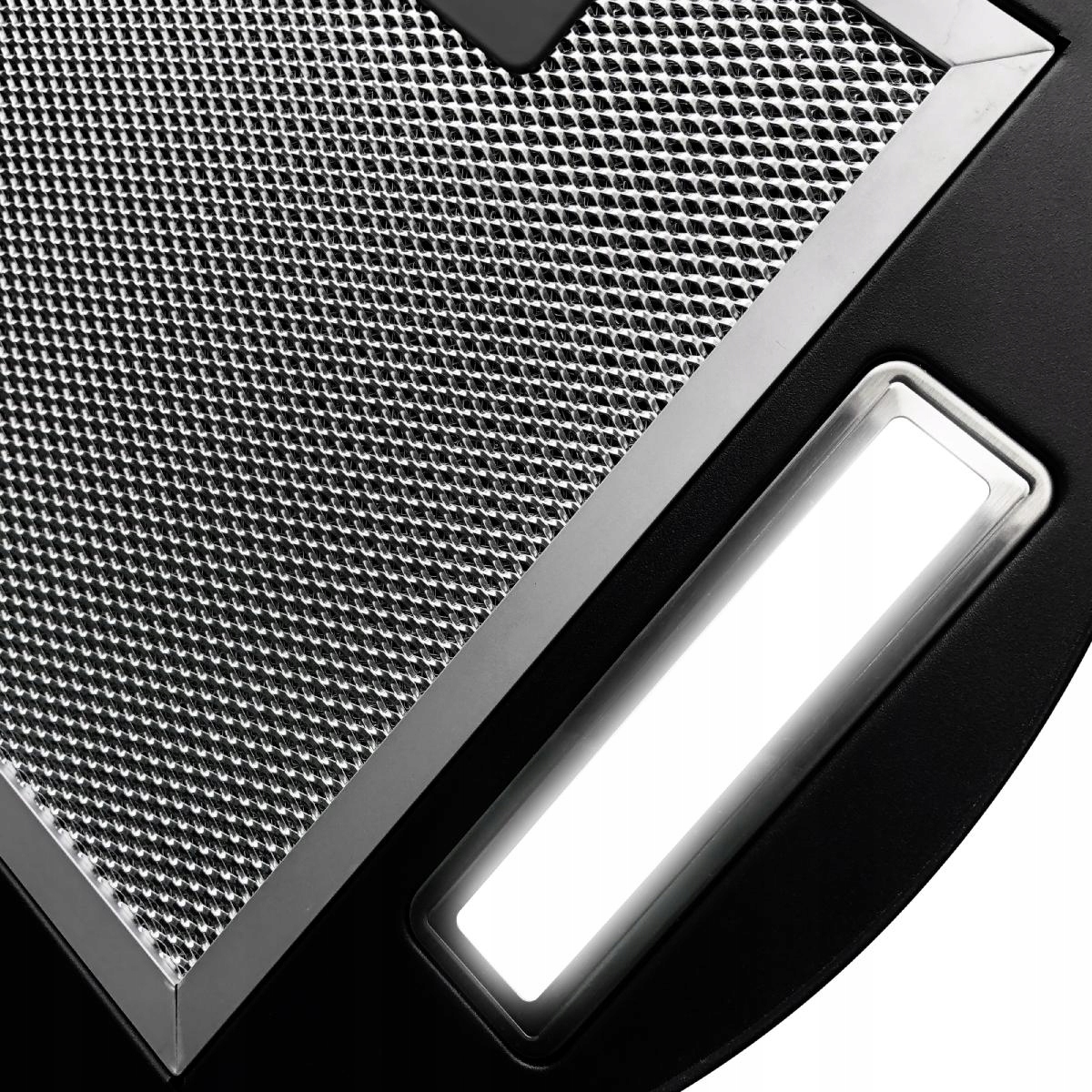 OKAP KUCHENNY ŚCIENNY TUBA KOMINOWY CYLINDER LED Maksymalna wydajność 574 m³/h