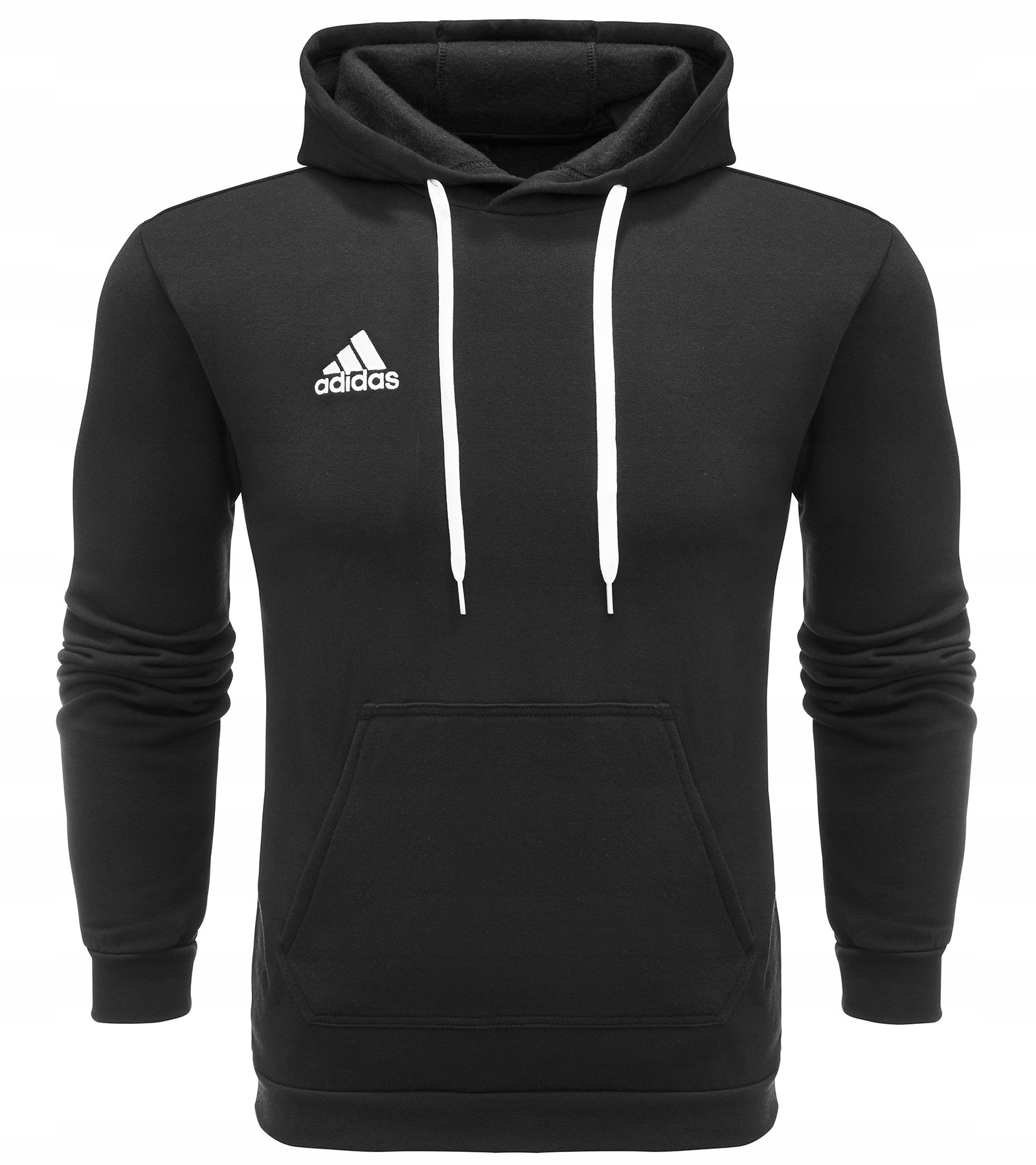 BLUZA MĘSKA ADIDAS BAWEŁNIANA Z KAPTUREM DRESY - L
