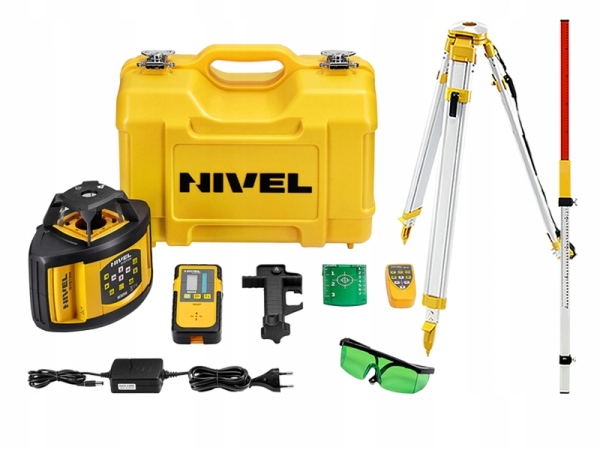 Niwelator laserowy NL520G DIGITAL ZIELONY ZESTAW
