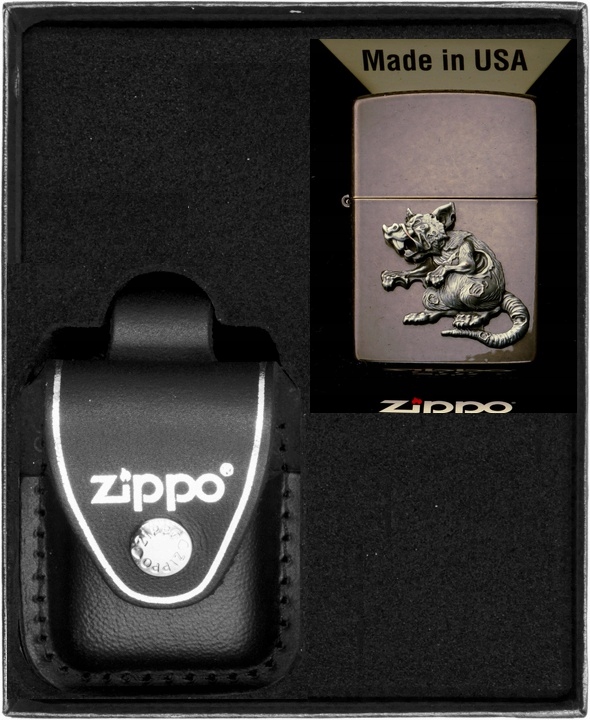 Sada Zippo Zapalovač Zombie Rat Dárkový No3