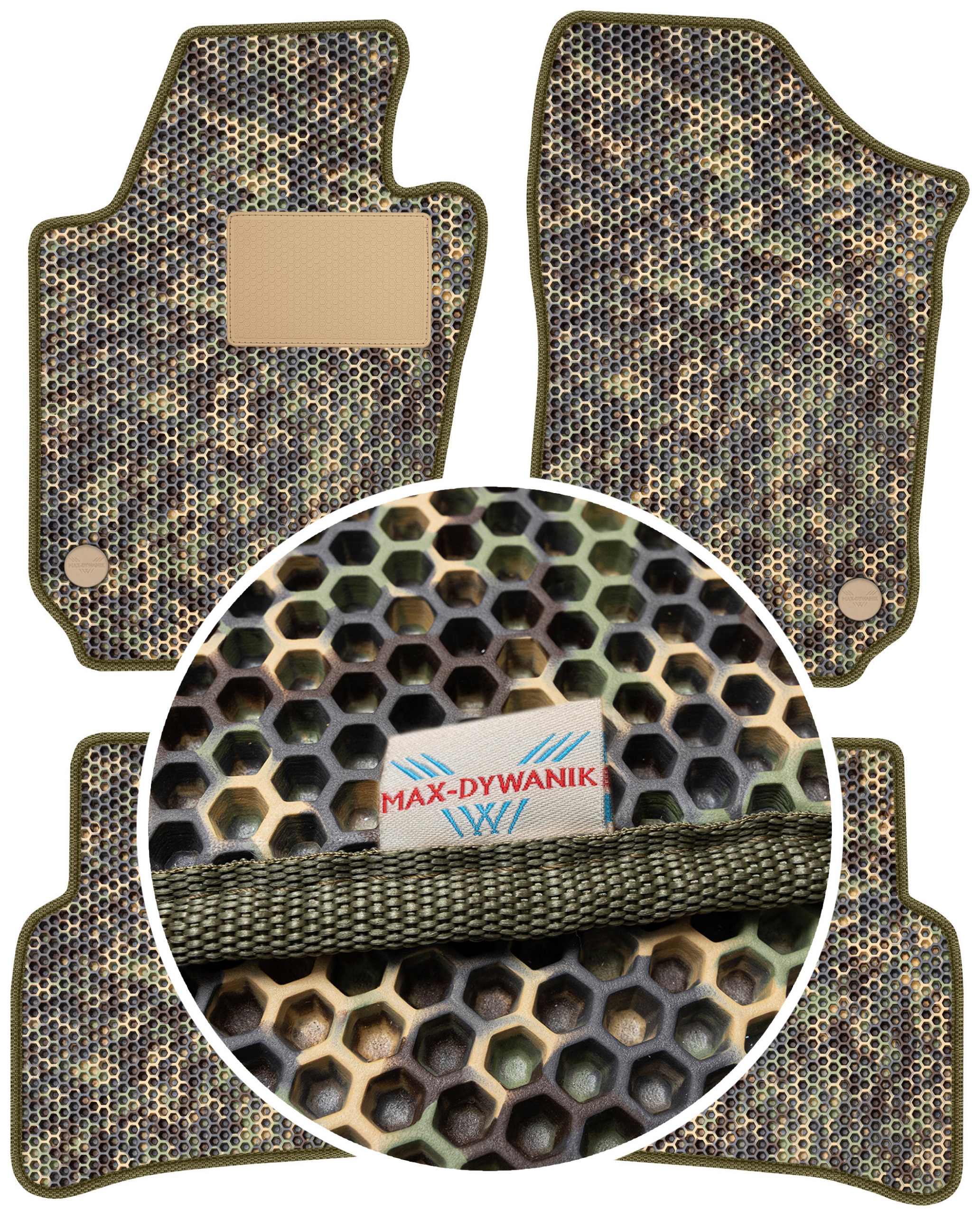 Škoda Fabia III 2014 Gumové rohože do auta Eva Moro