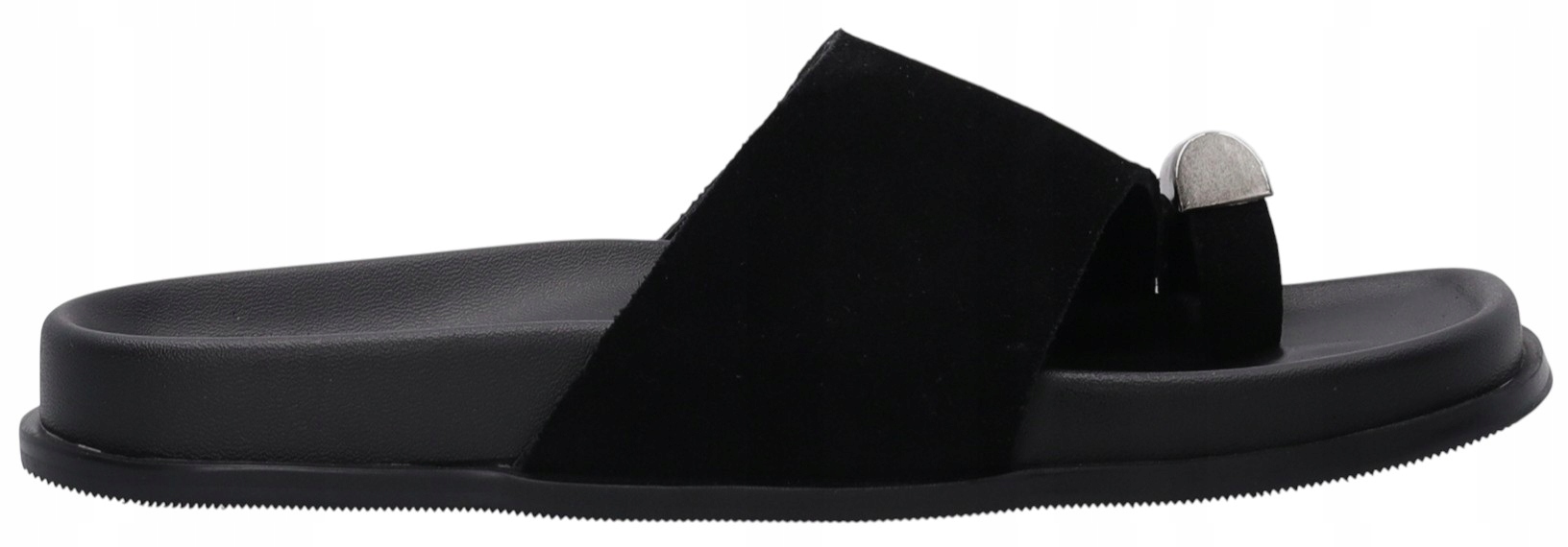 Nazouváky Casual Dámské Černé Kožené Stylové Měkké Žabky Venezia 37