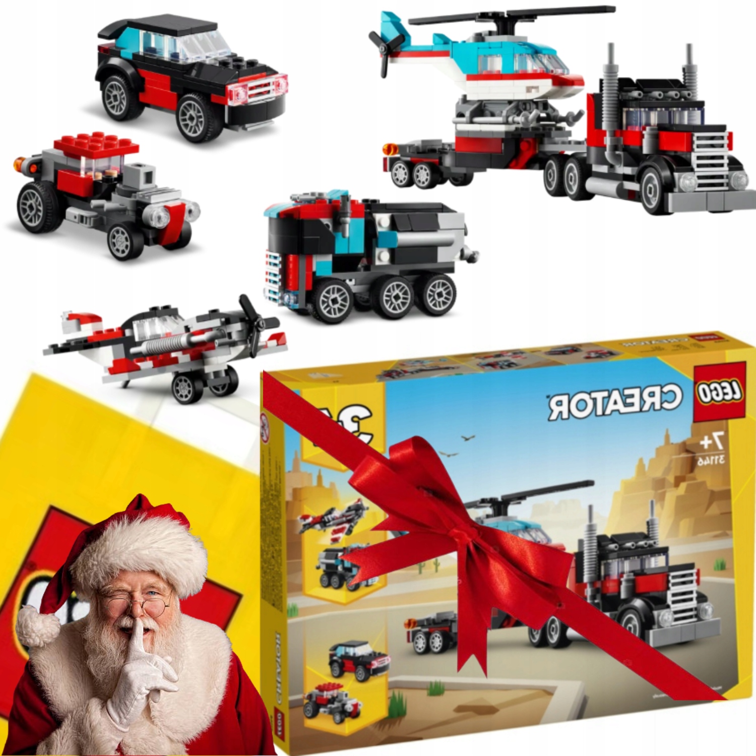 Lego Creator 3W1 31146 Ciężarówka Z Helikopterem Torba Lego