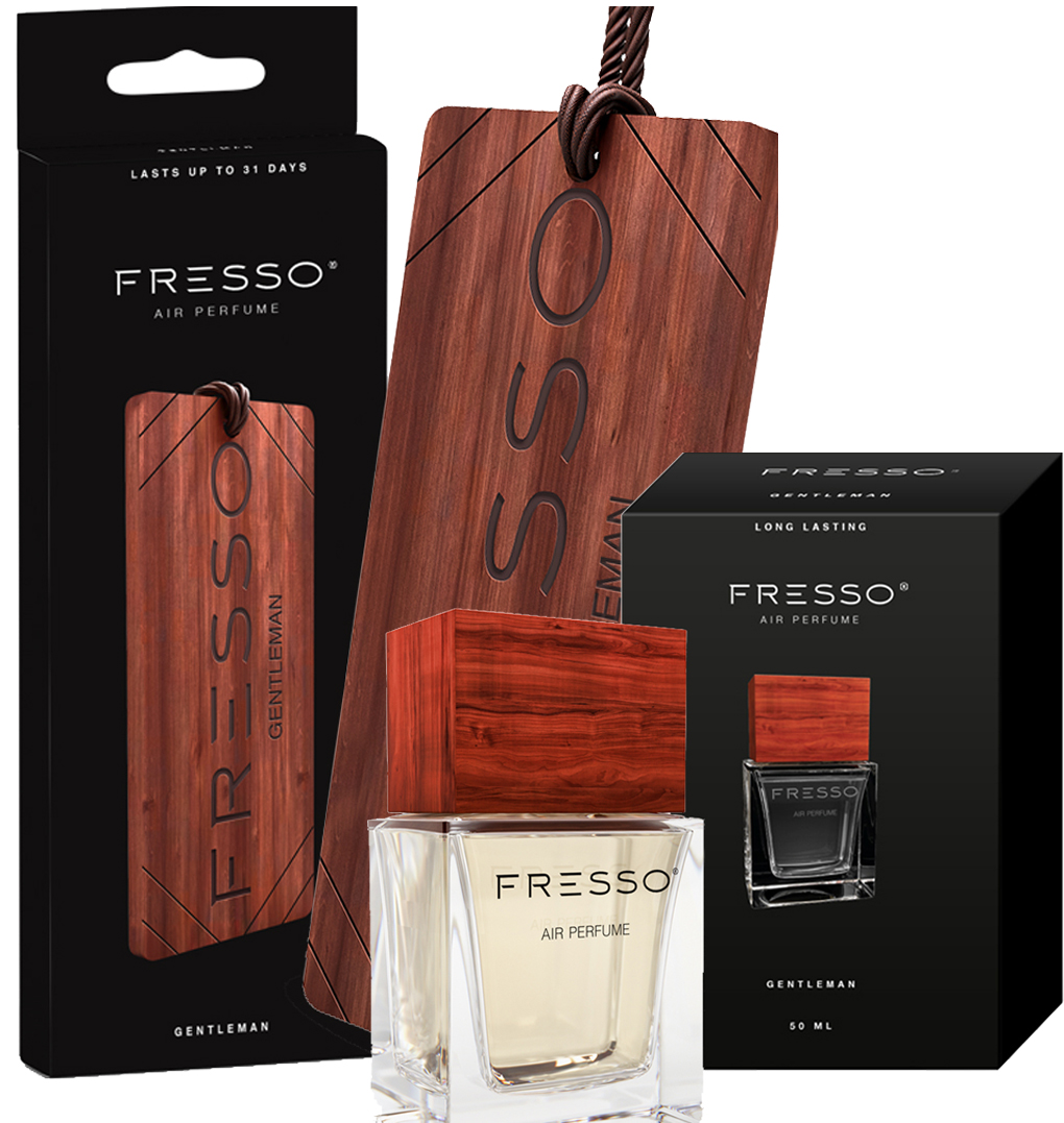 Zestaw Fresso Gentleman perfumy + zawieszka