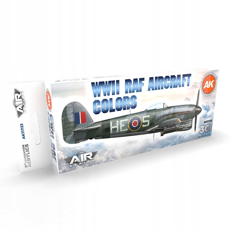 Ak Interactive 11723 Barvy pro letadla Raf z 2. světové války