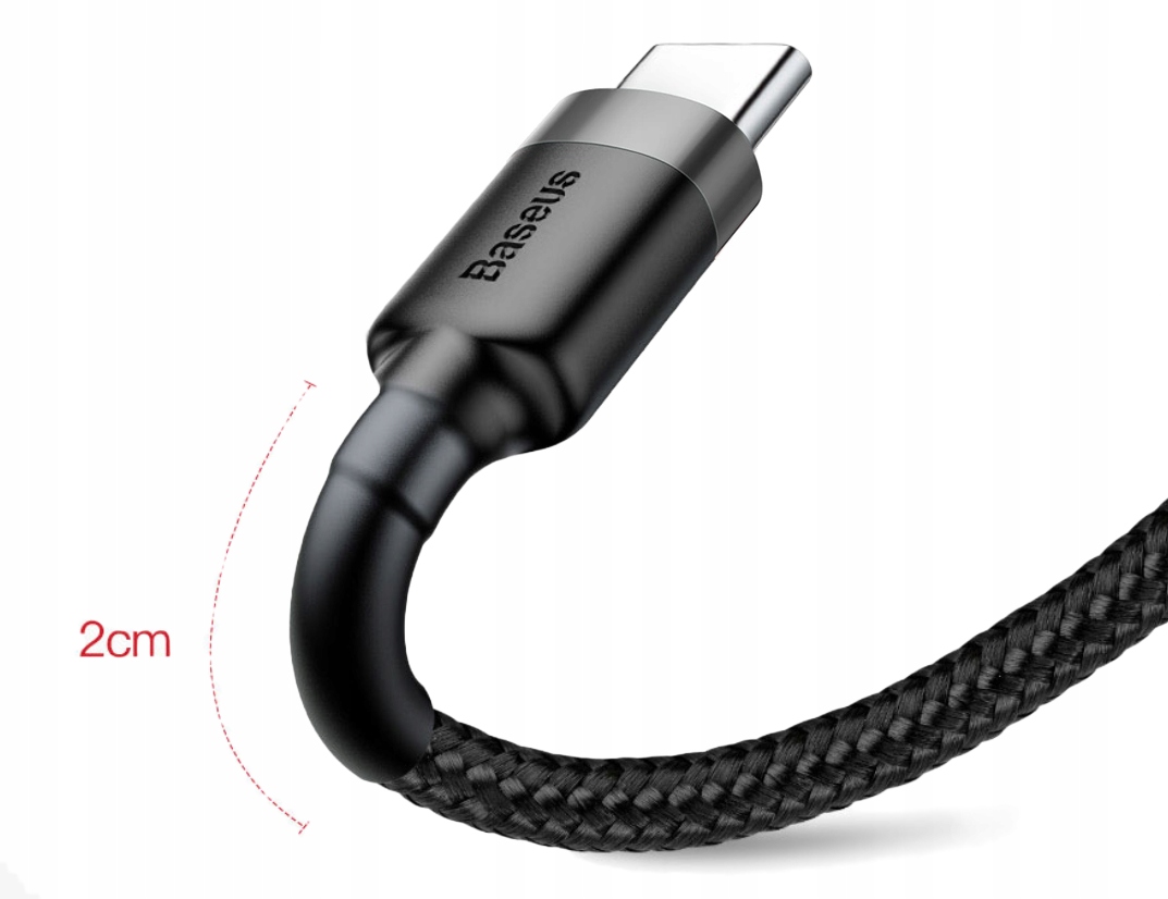 BASEUS Kable USB-C 1m Szybkie ładowanie Wzmocniony Oplot USB Typ-C QC 3.0 Kod producenta CATKLF-BG1