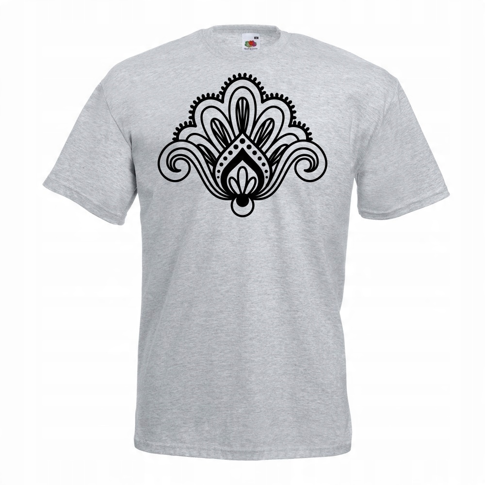 

Koszulka mandala symbol S szara