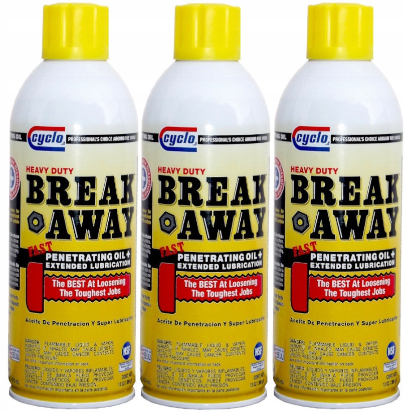 

Cyclo Break Away penetrant do odkręcania śrub x3