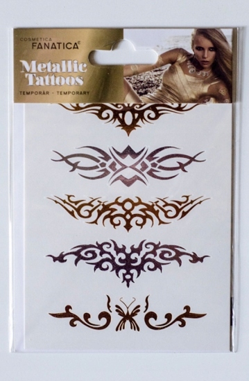 

Metaliczne Tatuaże Tattoo Atest Złote Srebrne A6