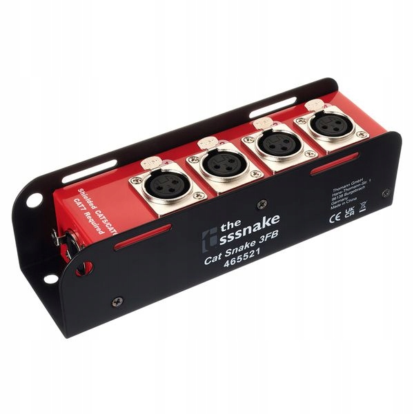 Stagebox pasywny RJ45 na 4x XLR żeński - the sssnake Cat Snake 3FB