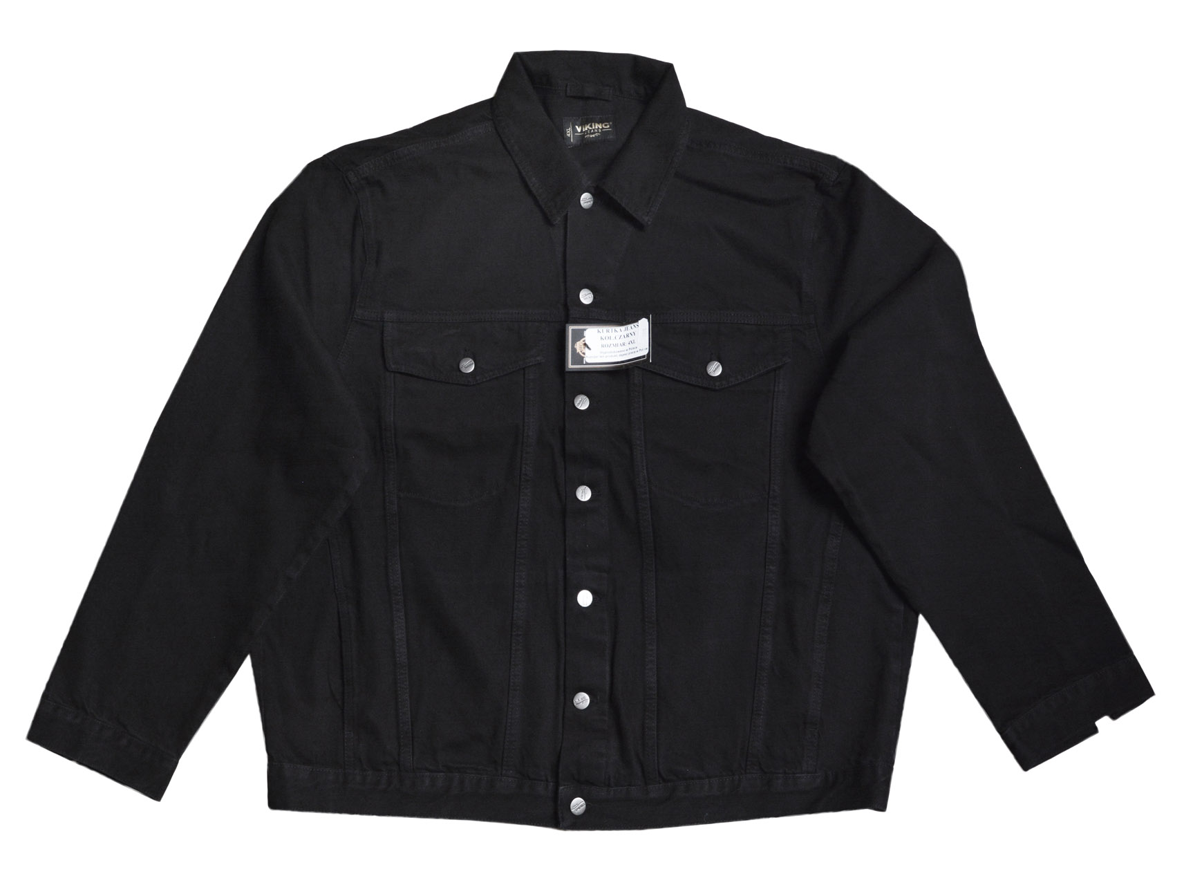 

Duża Kurtka Jeansowa Viking (black) 7XL