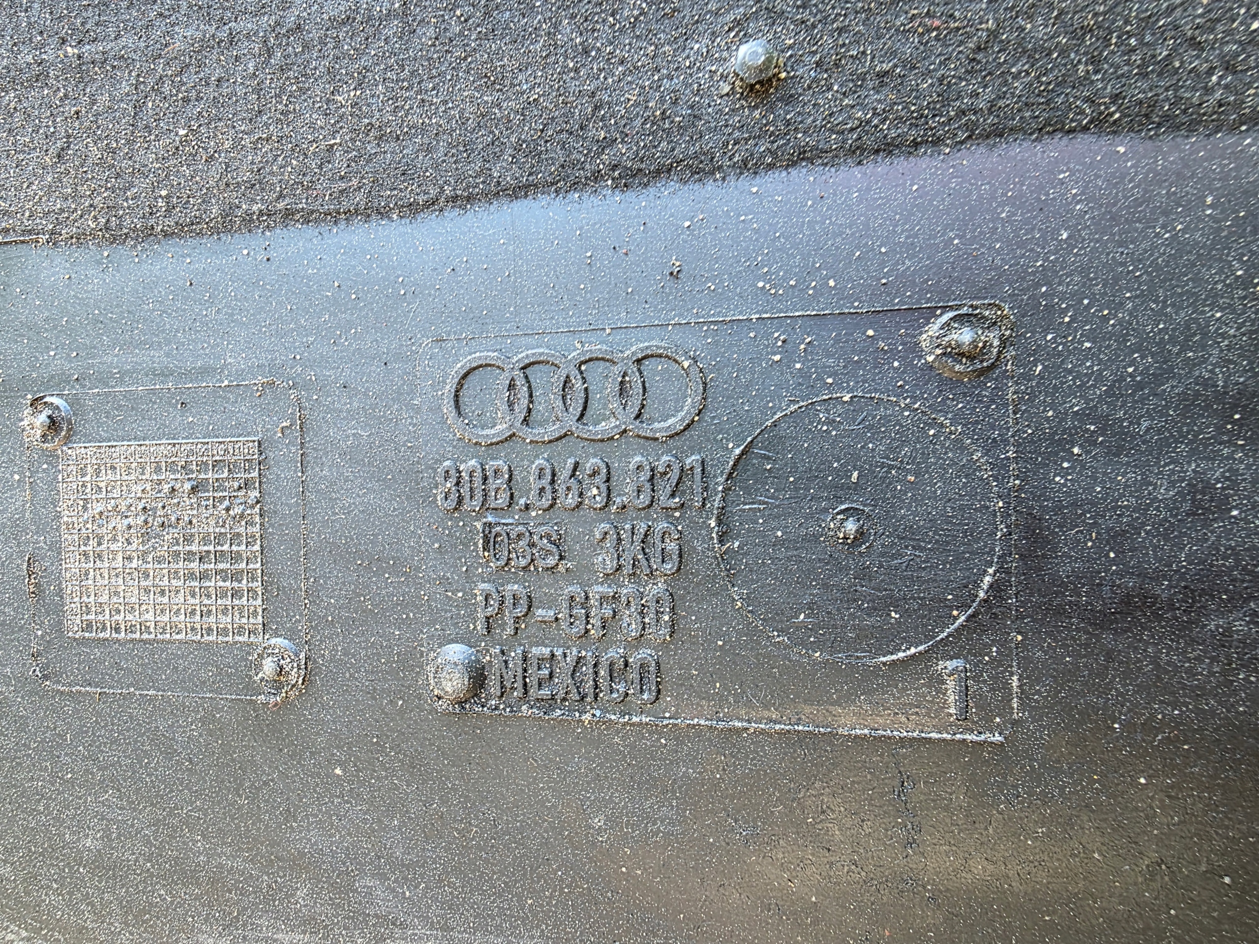 cover cover below engine and gearbox KOMPLET AUDI Q5 80A FY original