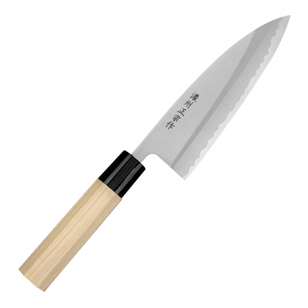 Nůž Deba Satake Yoshimitsu 15 cm ocel pro filetování ryb Dřevo