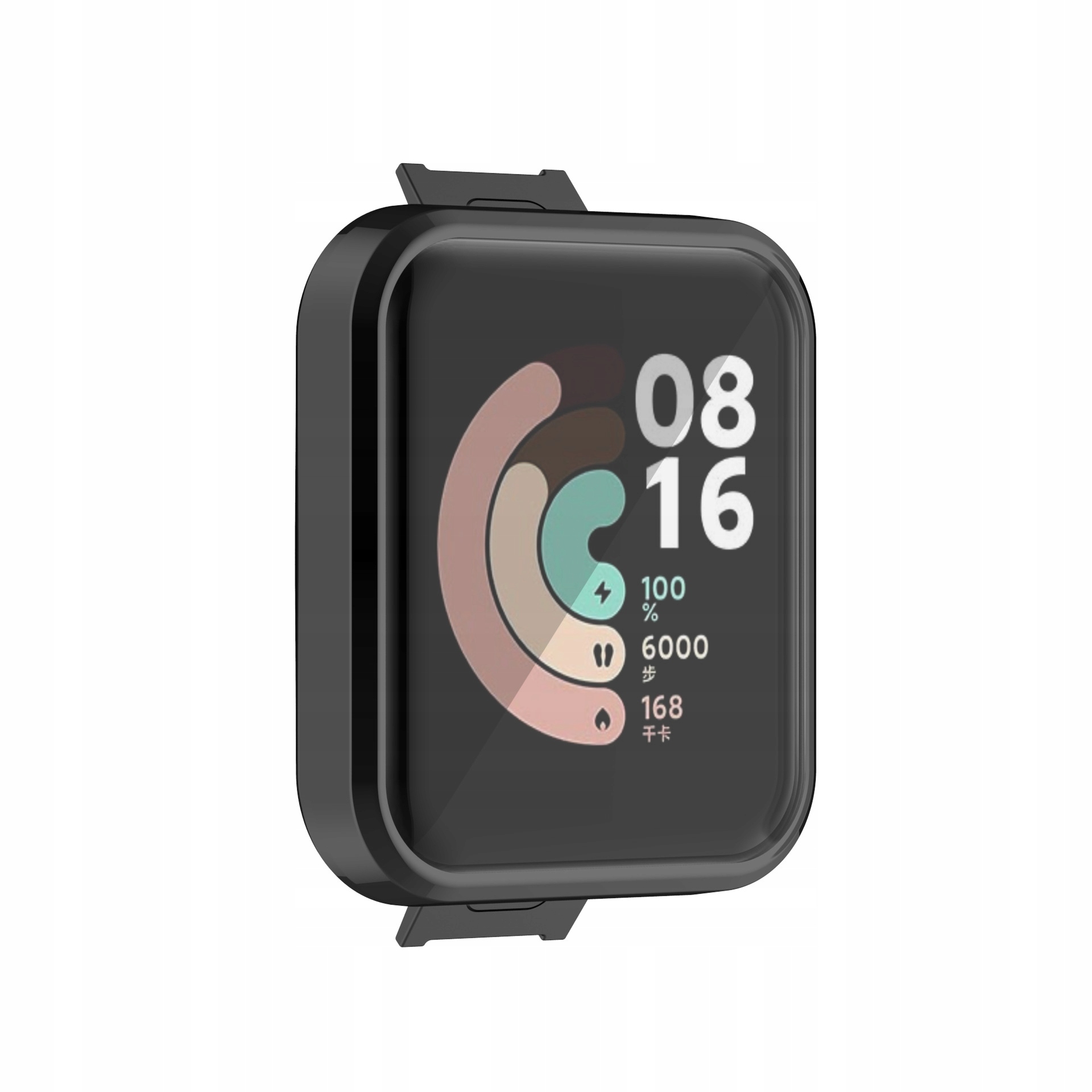 Pełne etui ochronne 2w1 Vanfone do Xiaomi Mi Watch Lite | 7 KOLORÓW Kolor czarny