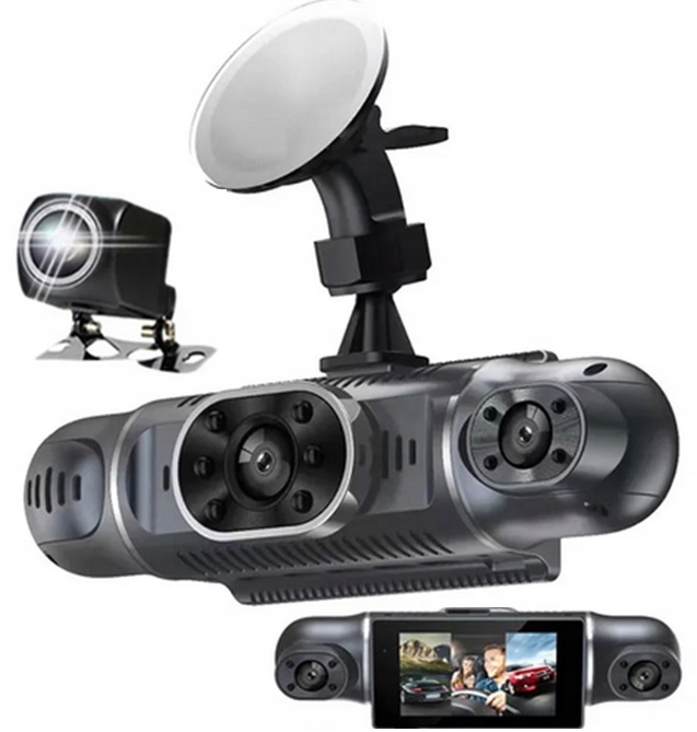 Autokamera 4xKAMERA FullHD 1080p Záznamník jazdy WiFi 128GB Y99