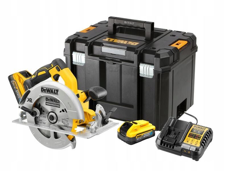 Dewalt Kotoučová Pila 18V 184 mm 2x5,0 Ah Powerstack Tstak DCS570H2T