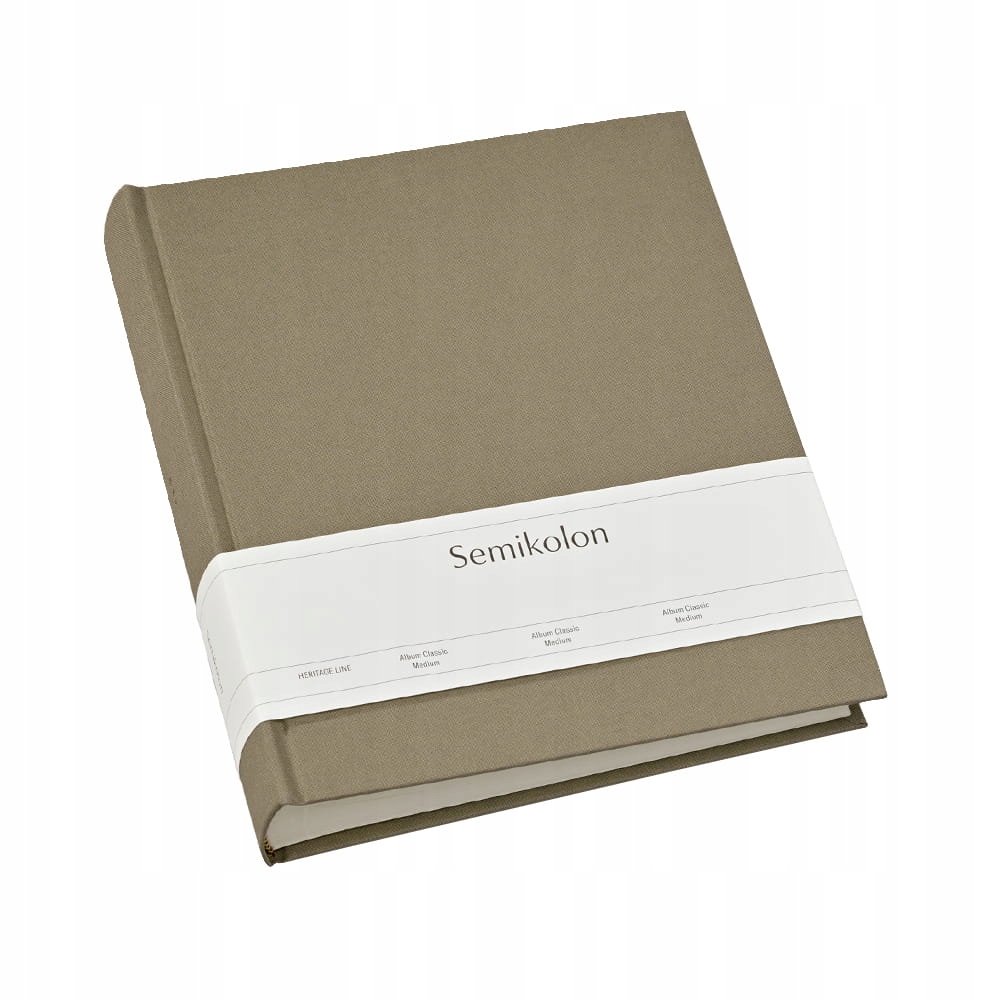 Album Semikolon Classic Medium, krémové listy, fango