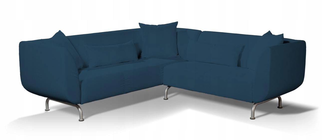Dekoria potah na rohovou pohovku 3+2 Strömstad Ikea modrý