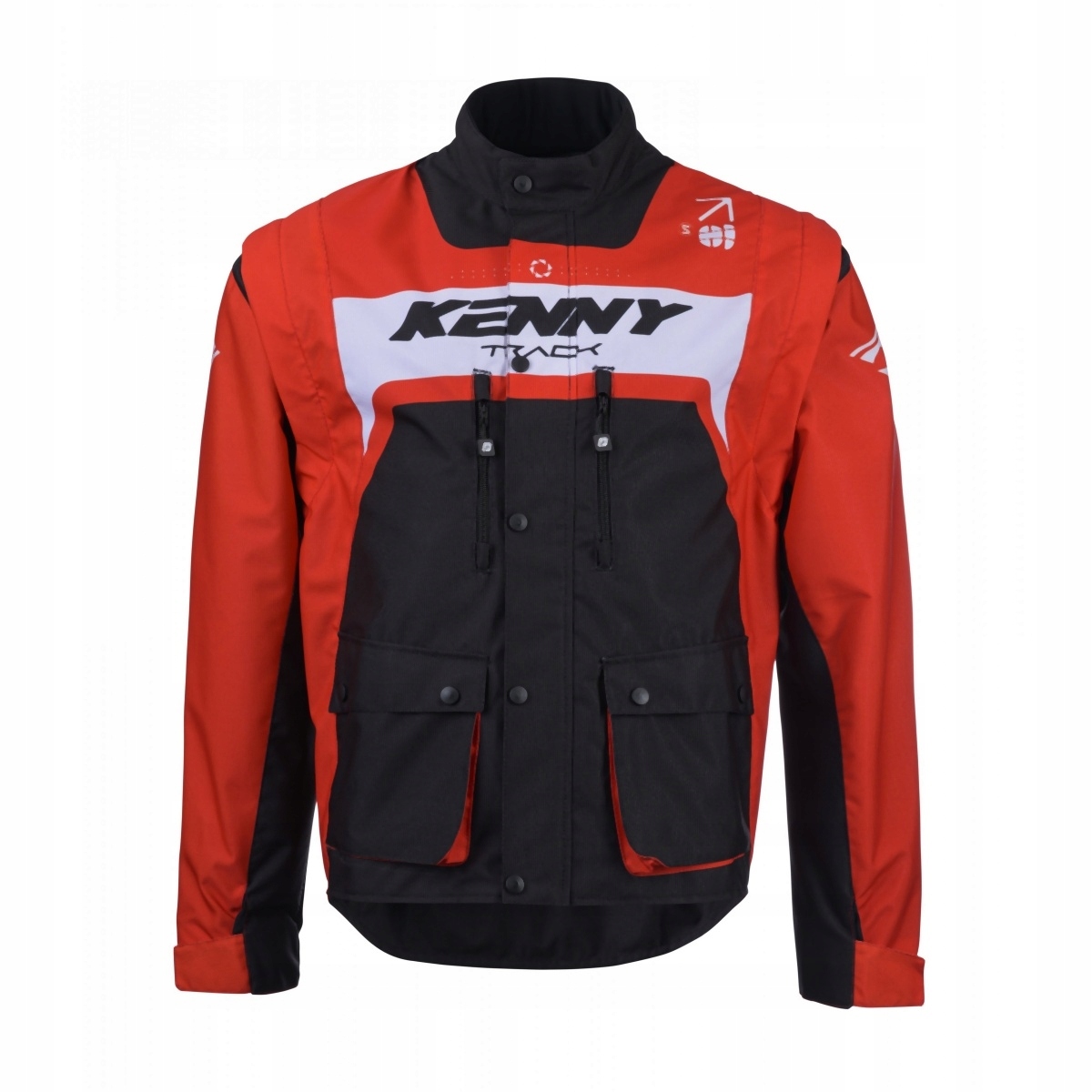 Kenny Racingová Bunda Adventure/enduro Model Track Red Farba Čierna/červená/