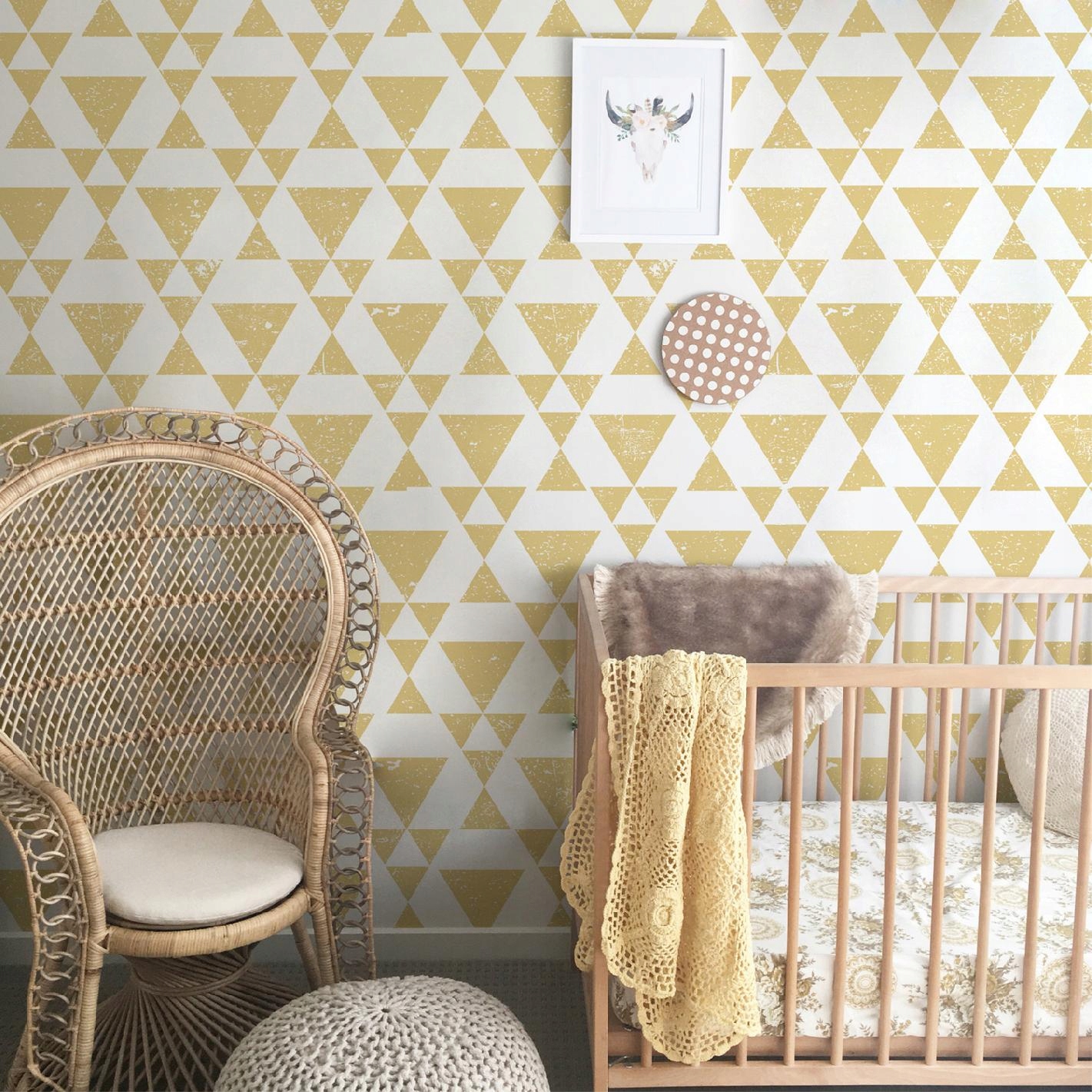 

Fototapeta Trójkąty wzór geometryczny 290x290 cm