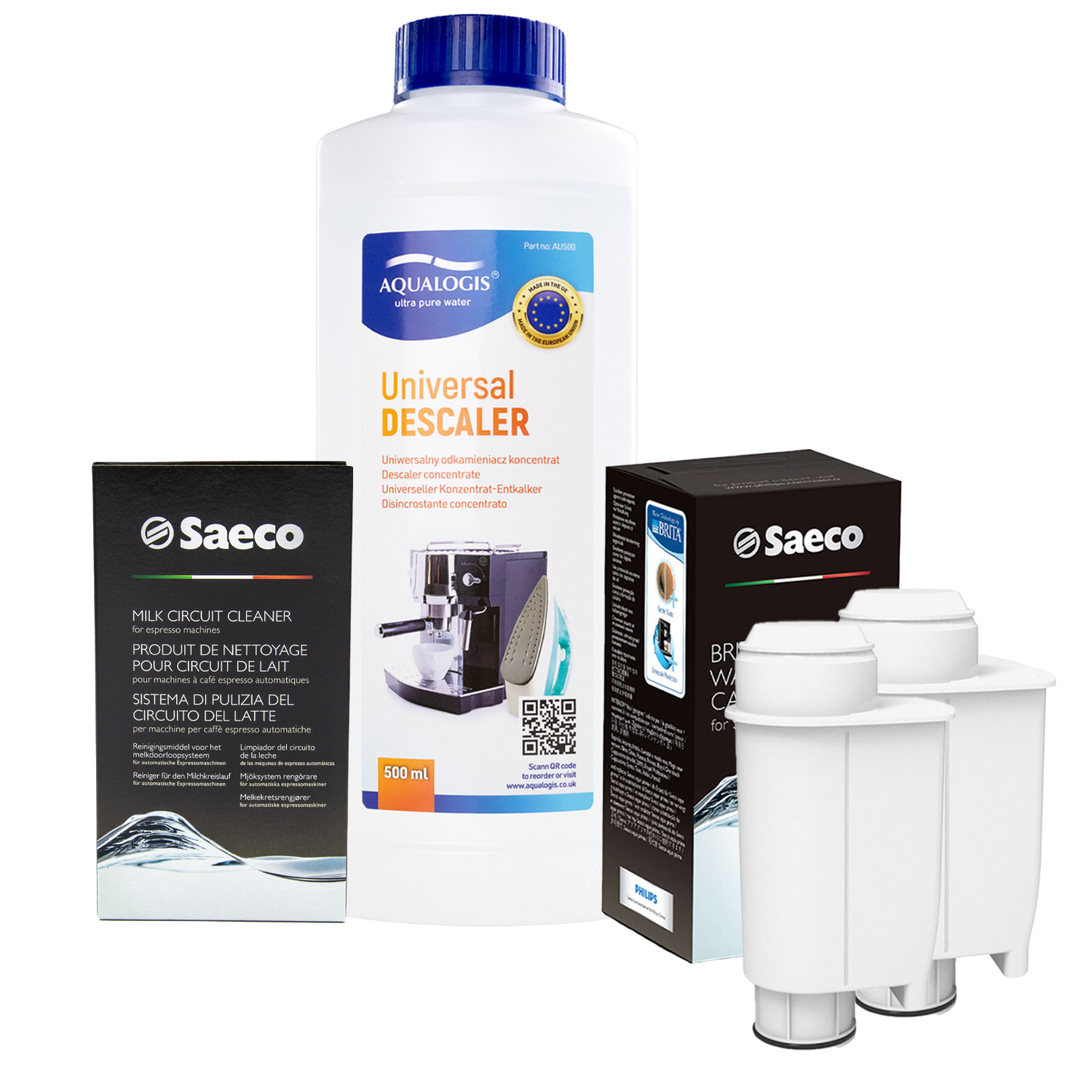 Sada Gaggia Intenza+ CA6702 2ks, Odvápňovač 500 ml, CA6705/60