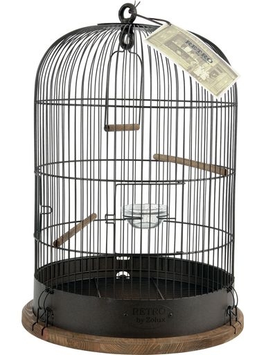 Levně Zolux Retro Lisette klec pro ptáky tmavě hnědá