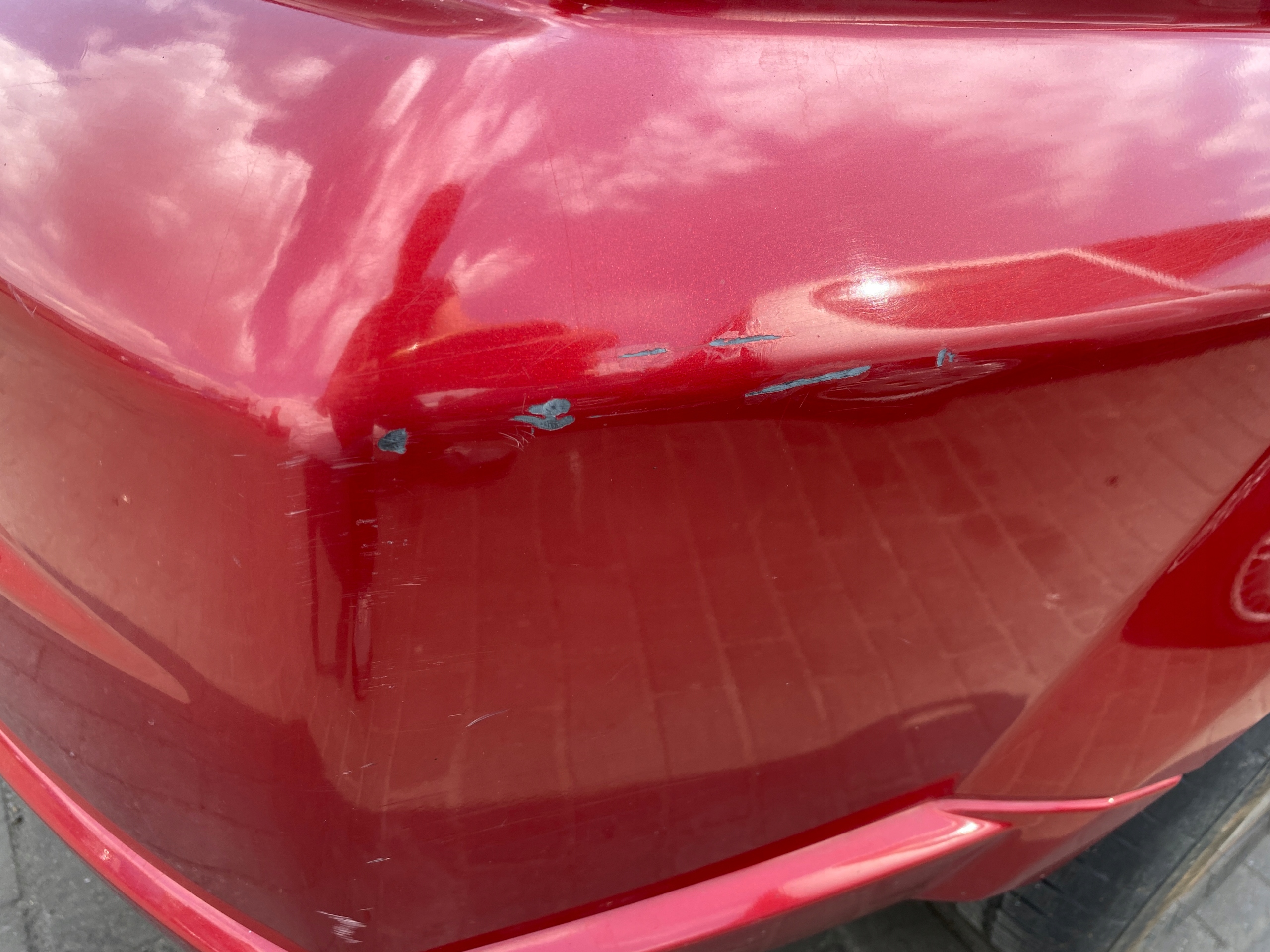 bumper rear rear part Dodge Caliber 06-12 code lakieru PRH