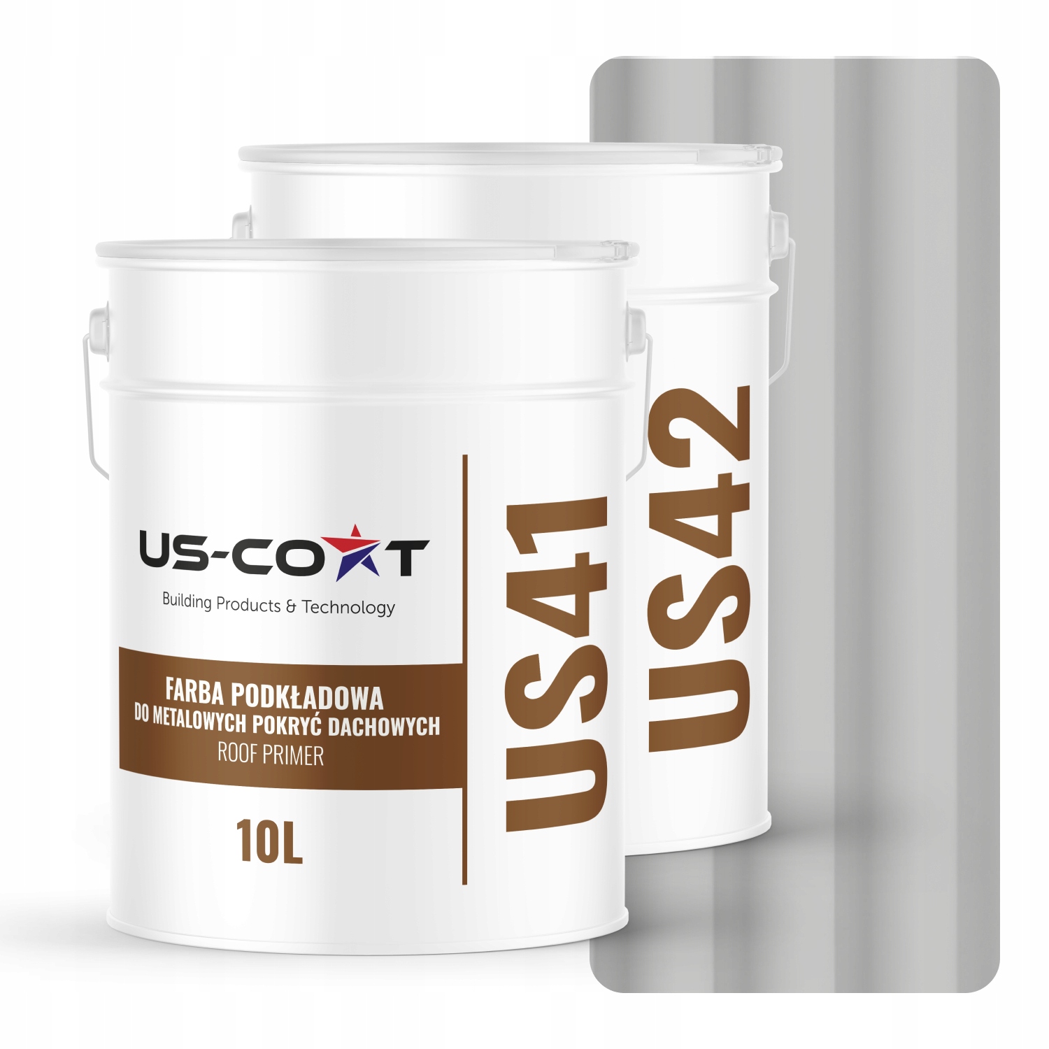 Farba Na Kovové Strechy Podložka Sivá Mliečna RAL7047 74 m2 Polomatná