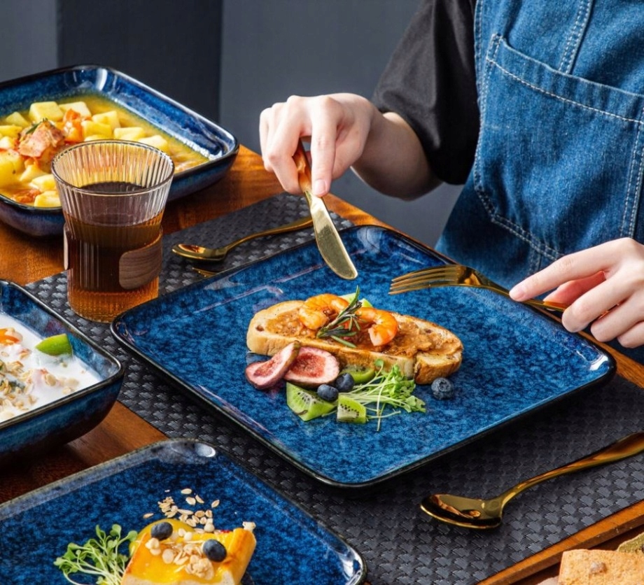 Talerze obiadowe Vancasso STERN kamionka 4 szt Liczba elementów w zestawie 4