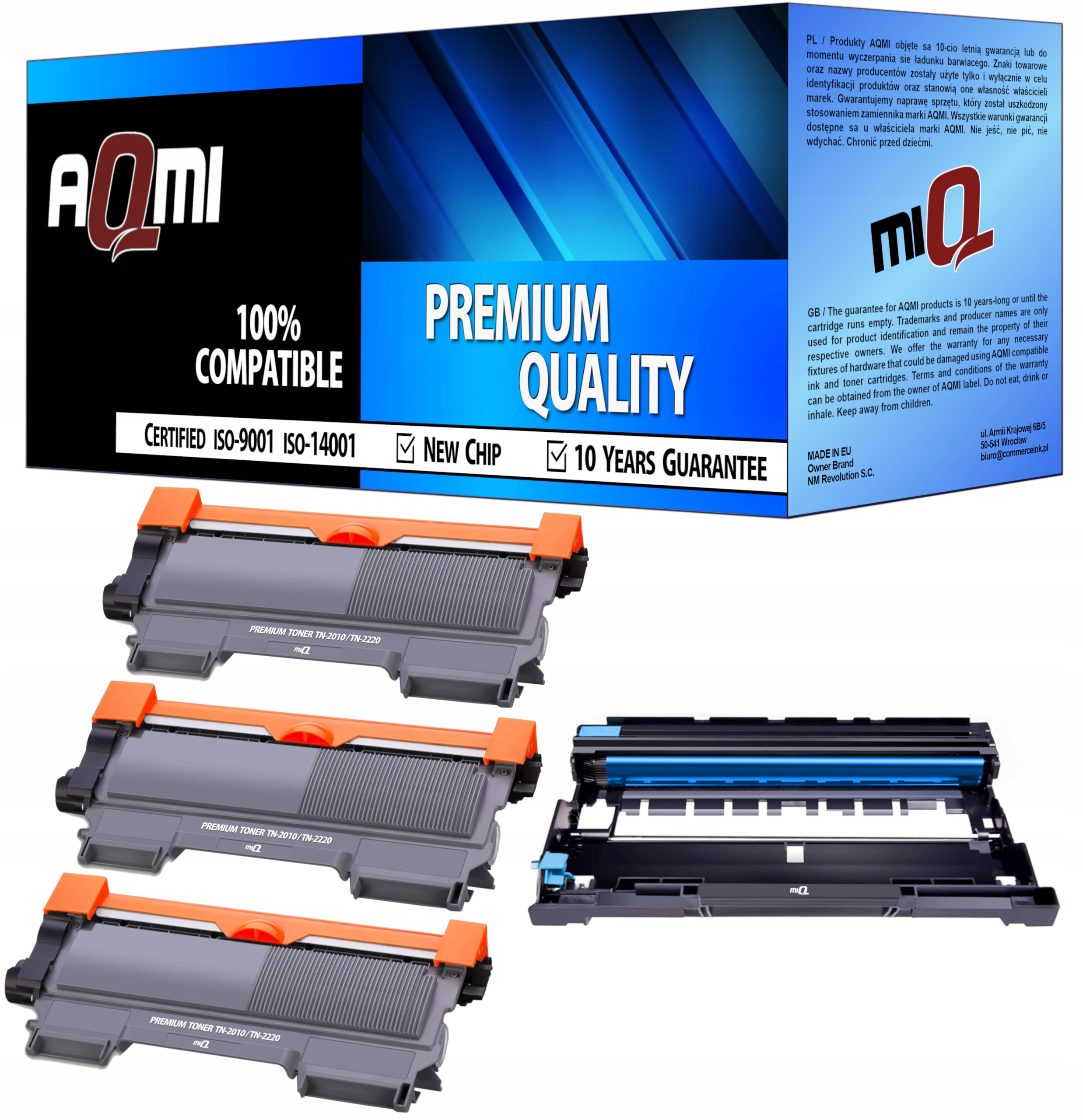 3x Toner XL Buben Pro Brother HL-2130 HL-2240 HL-2250 DCP-7055 DCP-7055W