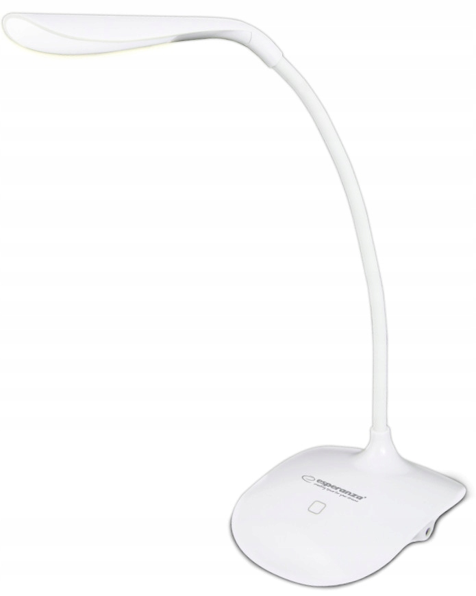 ESPERANZA LAMPKA LED BIURKOWA 3 POZIOMY JASNOŚCI NA BATERIE LUB KABEL Kolor biały