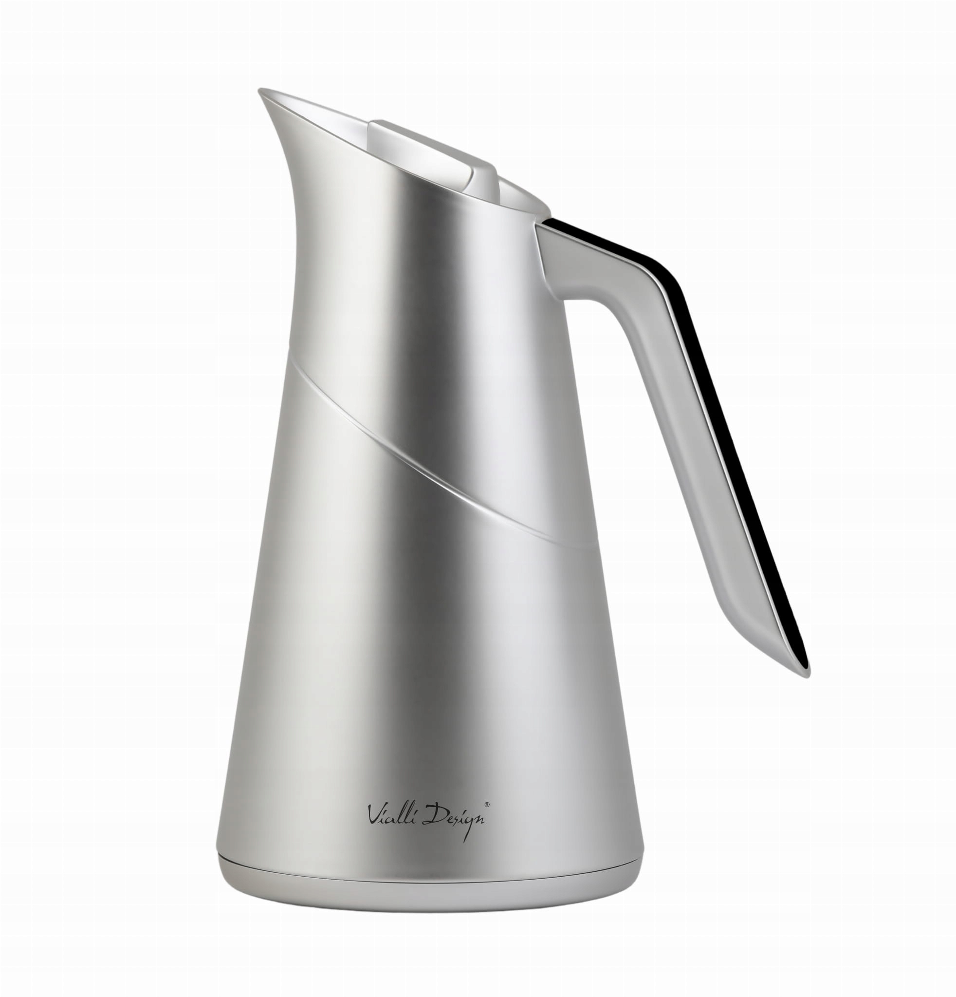 Termos se skleněnou vložkou Soho 1 L stříbrný