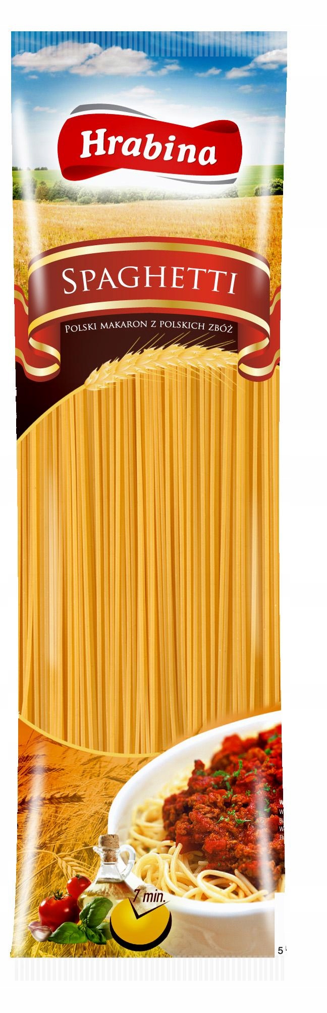 Hrabina Makaron Spaghetti 400g x 3 szt EAN (GTIN) 5904645004551