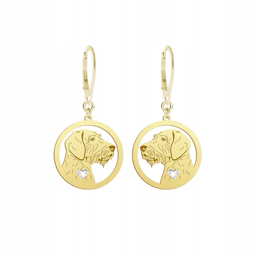 Náušnice Zlaté s maďarským výhozem Hrubosrstý 925 Dárek Gravírování Bonus