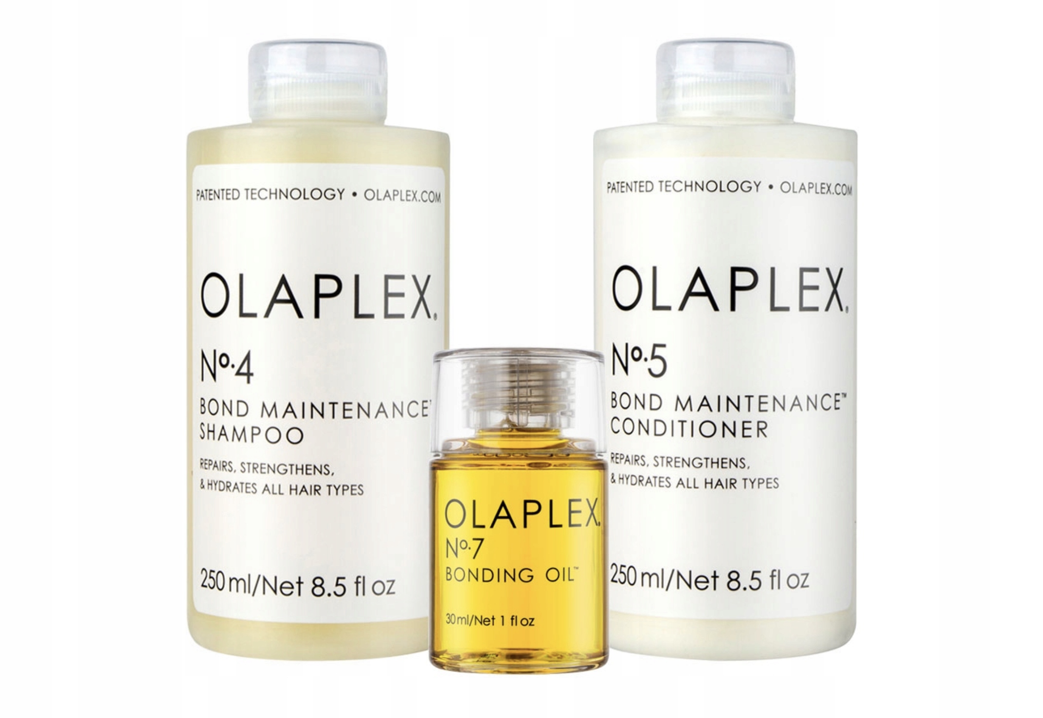 Olaplex No.4 No.5 No.7 sada pro regeneraci poškozených vlasů