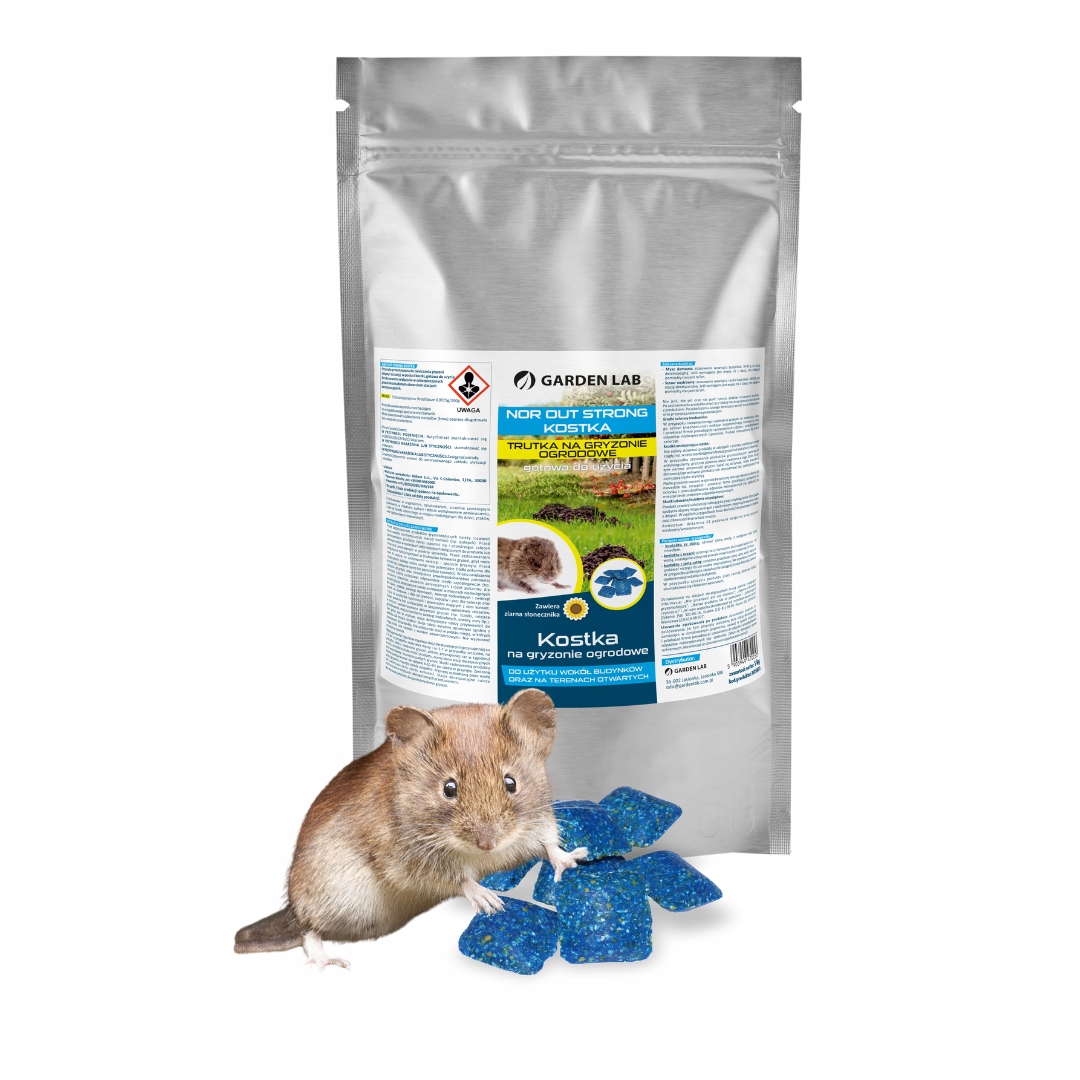 Nor Out Strong Kostka ,trutka Skuteczna Na Myszy , Gryzonie Polne 3 kg