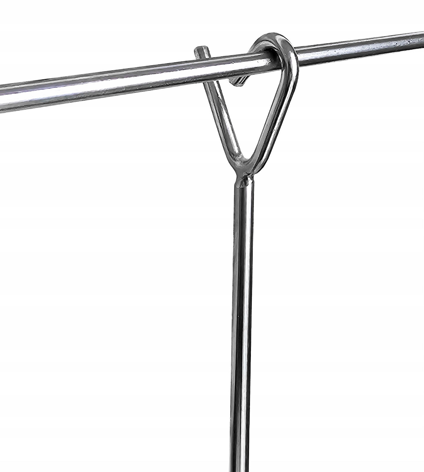 PW-63 podpórki 63cm pod widełki ogniskowe podstawki z haczykiem nierdzewne Długość 63 cm