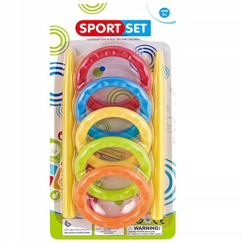 OGRODOWA GRA ZRĘCZNOŚCIOWA TOWARZYSKA RODZINNA RINGO RZUTKI 3+ ANEK