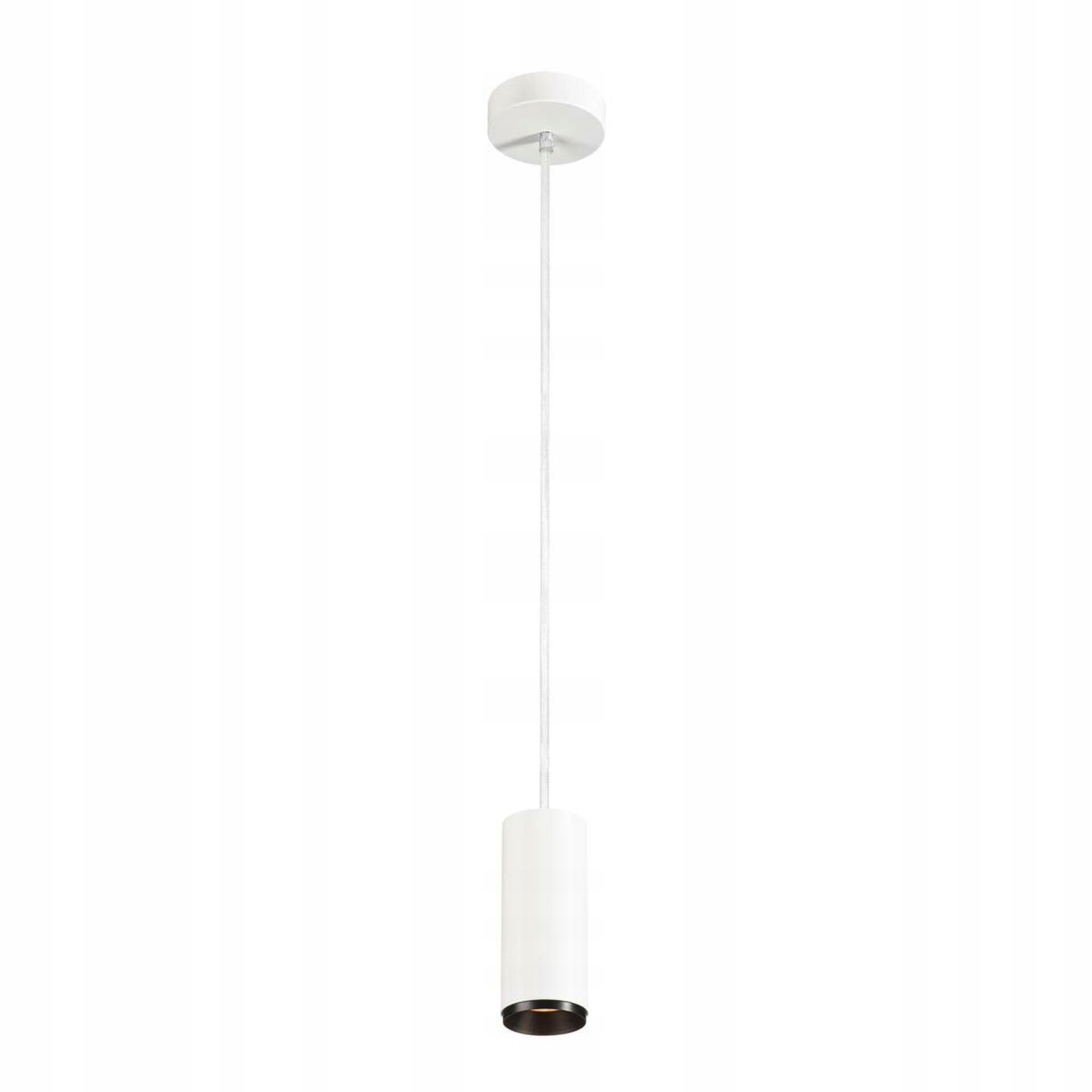 Závesné Led svietidlo Slv Numinos Pd Phase S 10,42 W 3000K 36 ° biela čierna