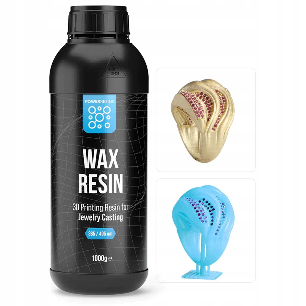 Żywica Uv PowerResins Wax Jubilerska do drukarki 3D