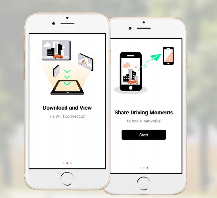 MIO MIVUE M700 REJESTRATOR NA MOTOCYKLI 2K KAMERA Kat widzenia 140