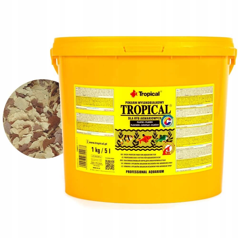 Levně Tropical 5000ml kbelík 5L krmivo pro ryby