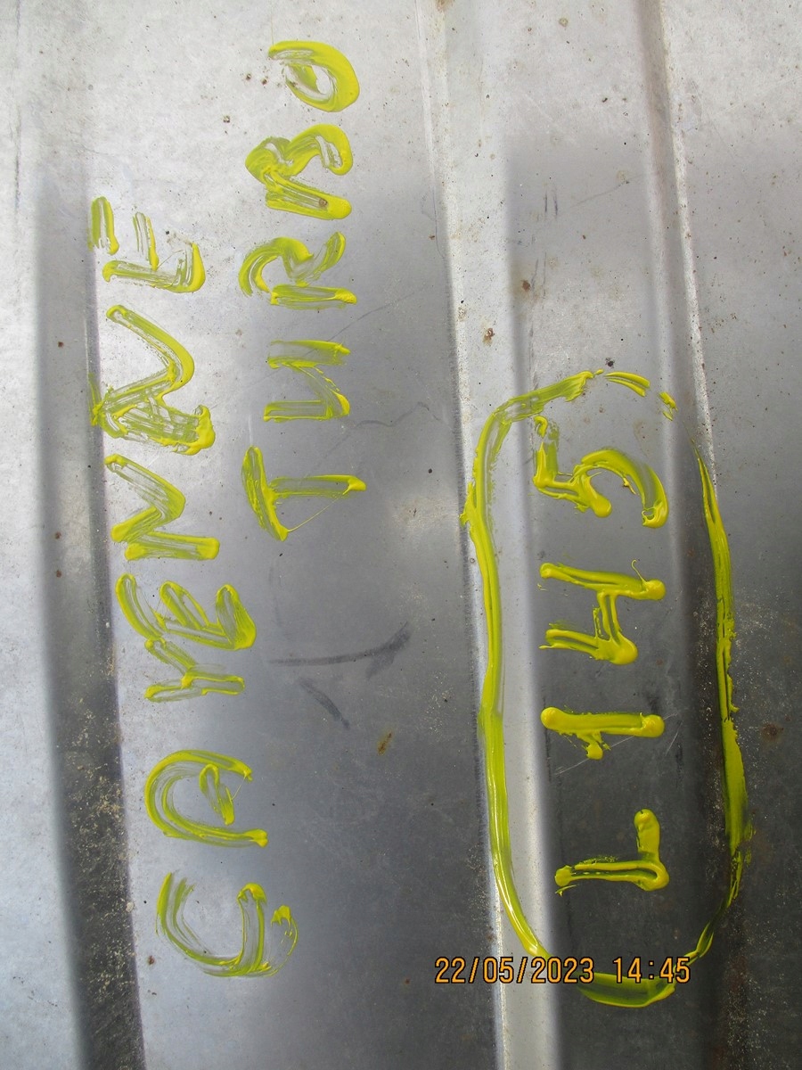 muffler, exhaust pipe VW TOUAREG 7L0 7L0253725D