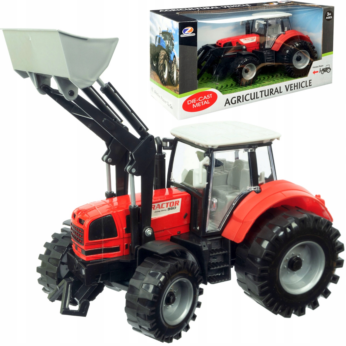 

Duży Traktor Ciągnik Napęd Otwierane Drzwi