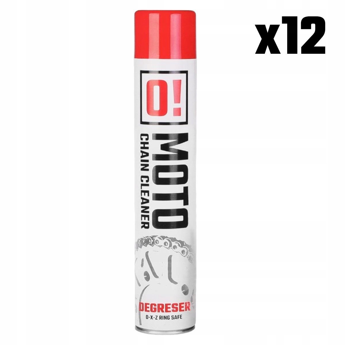Omoto Sada 12 Kusov Spray Na Umývanie Reťaze 750ML O! Chain Cleane