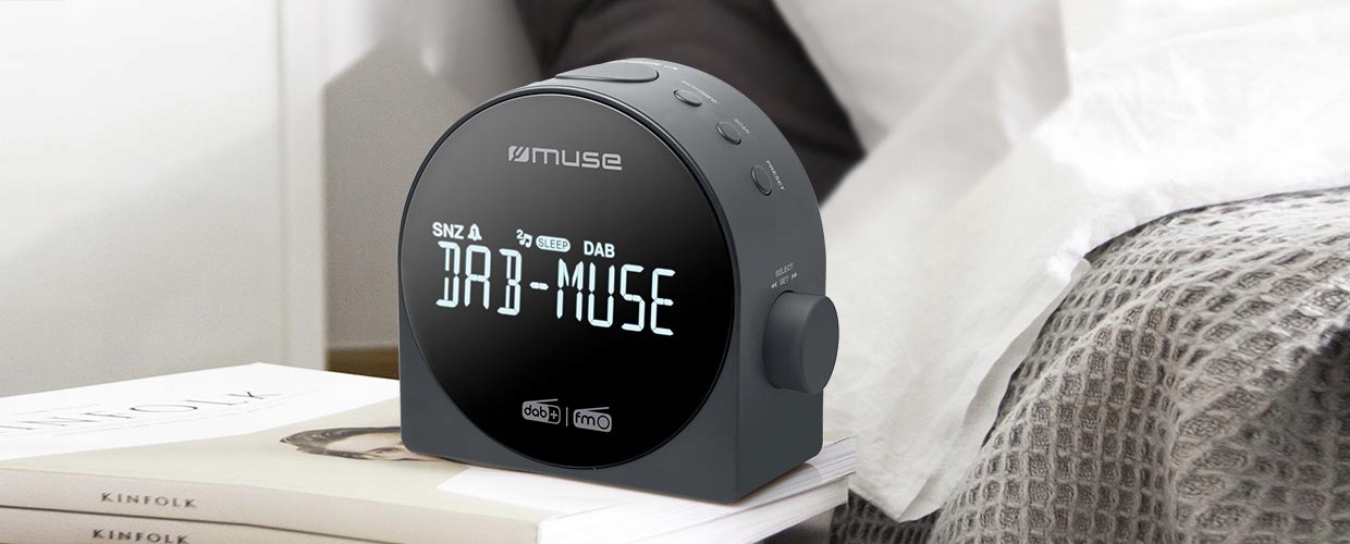 RADIOBUDZIK RADIO FM ALARM DAB+ MUSE M-185 CDB Model M-185 CDB
