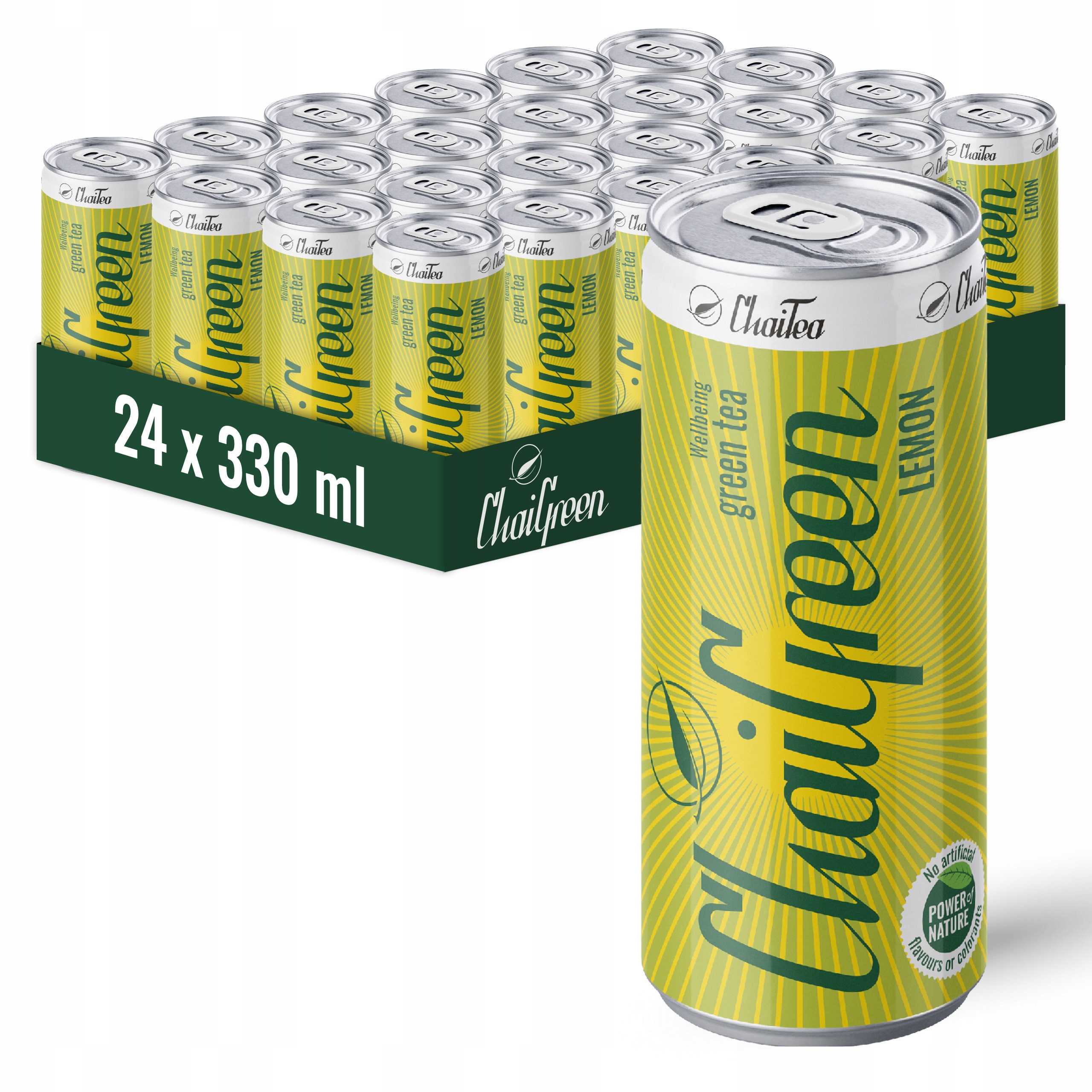 ChaiTea Chaigreen Lemon 24 szt 330ml napój zielona herbata ice tea zgrzewka