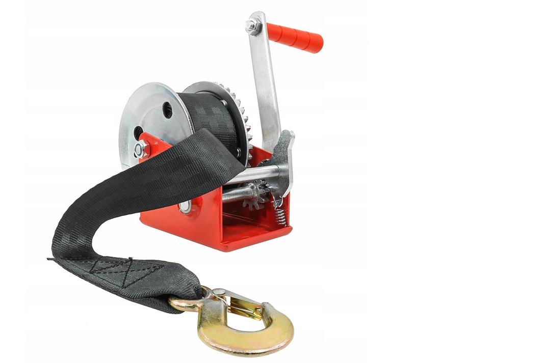 WYCIĄGARKA WCIĄGARKA RĘCZNA KORBOWA TAŚMOWA PASOWA NA KORBĘ 550kg PAS 10m Marka Verke