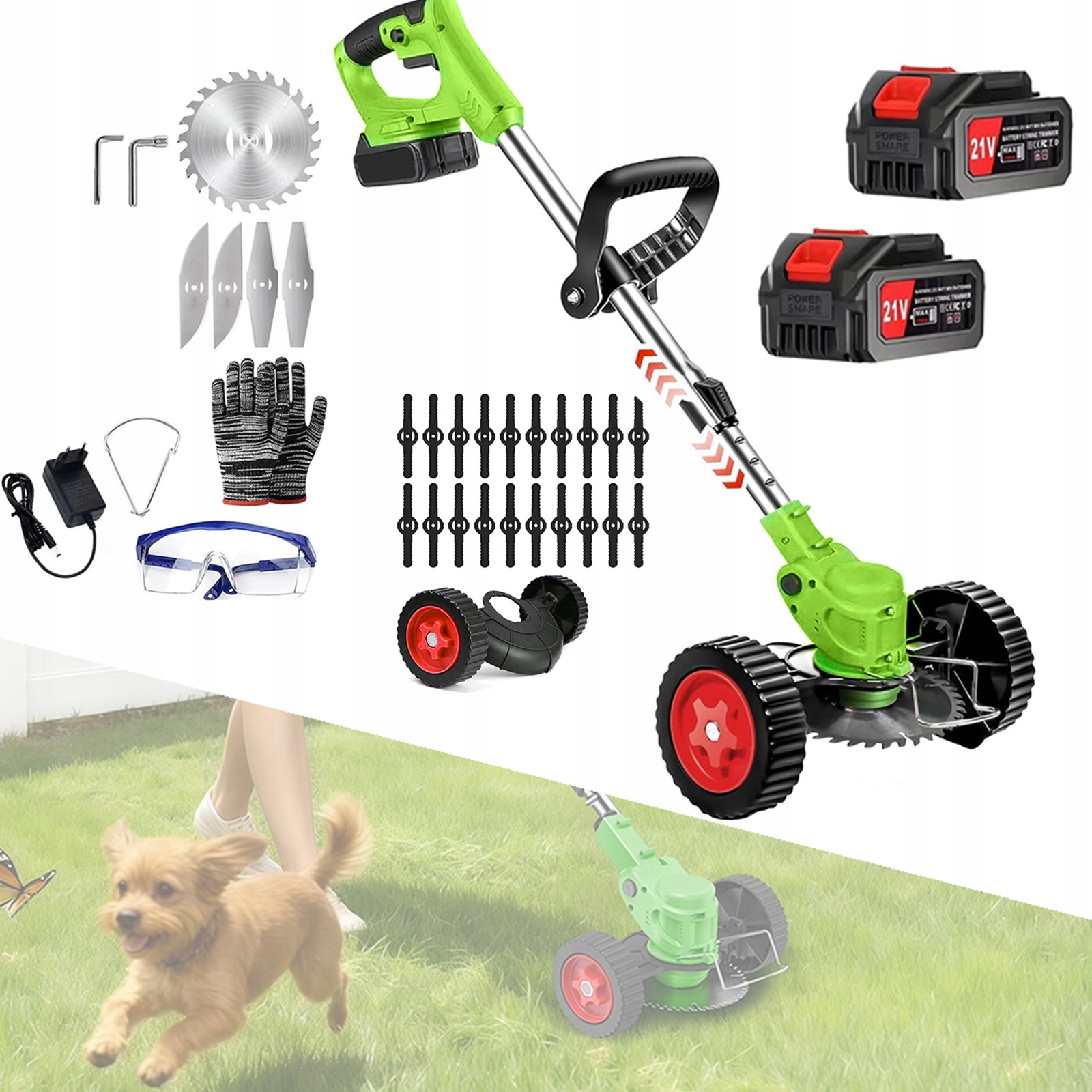 Elektrická sekačka Ruční délka Nastavitelná akumulátorová řezačka po