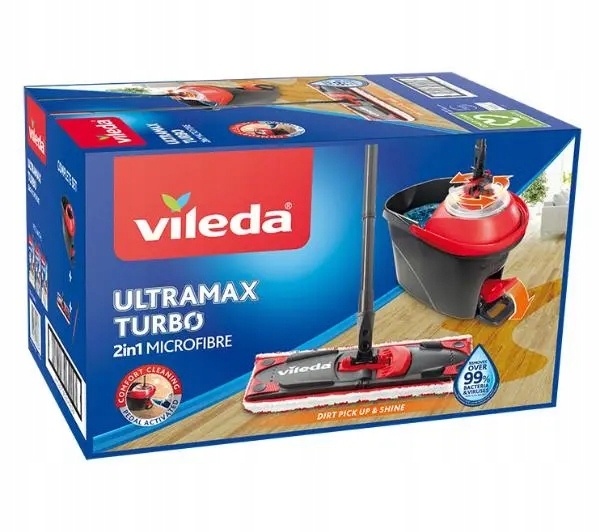 Plochý rotační mop Vileda Ultramat Turbo Set